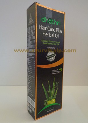 Dhathri, HAIR CARE PLUS Herbal Oil, 100ml, Enriched With Herbs For Preventing Premature Greying